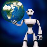 DALL·E NCFA Robot and World 150x150 - The Reg A+ Bombshell: $50M Unaccredited Equity Crowdfunding Title IV takes Center Stage