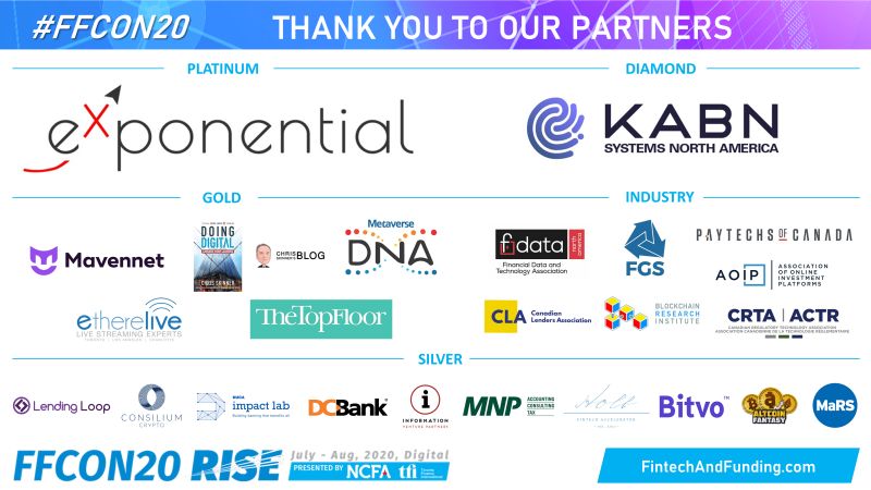 Fintech and Funding 2020 Partners - NCFA Post-event Photos, Decks and Links