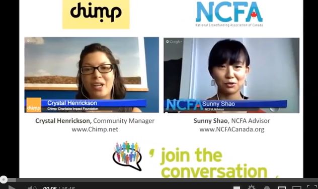 ncfa chimp crowdfunding hangout - Video Library