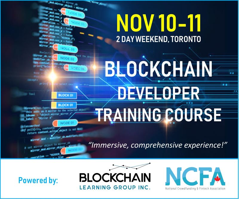Nov 10 11 Immersive 2 Day Blockchchain Developer Course Toronto 800 - All Events