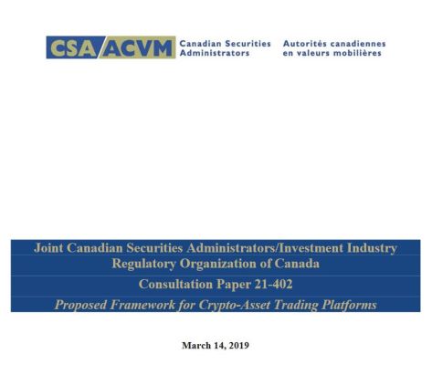 OSC and IIROC consultation crypto assets trading platforms - NCFA Comments:  CSA/IIROC Joint Consultation Paper 21-402: Proposed Framework for Crypto-Asset Trading Platforms