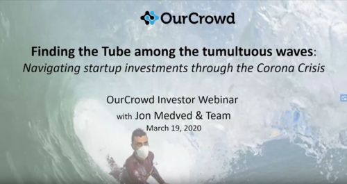 OurCrowd Covid 19 impact on startups webinar - Video Library