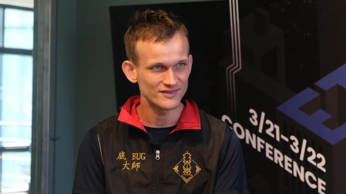Vitalik Buterin at ETH Taipei 2024. Photo Rug Radio via Decrypt - All Events