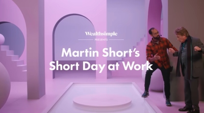 Wealthsimple Martin Shorts day at work - Video Library